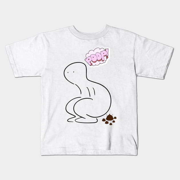 I Pooped Today #1 Kids T-Shirt by BloomInOctober